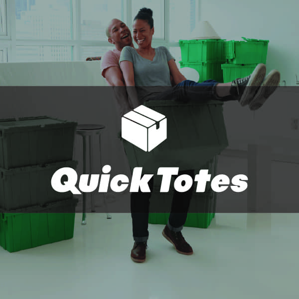 office interiors, workplace, QuickTotes logo