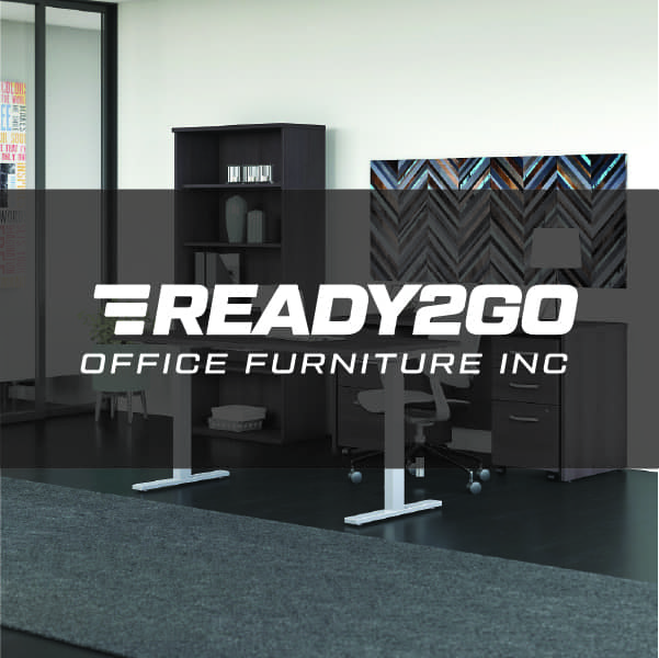 office interiors, workplace, Ready2Go logo